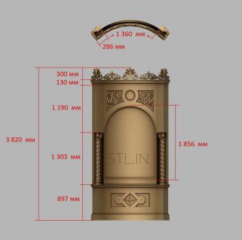 Icon case (KT_0106) 3D model for CNC machine